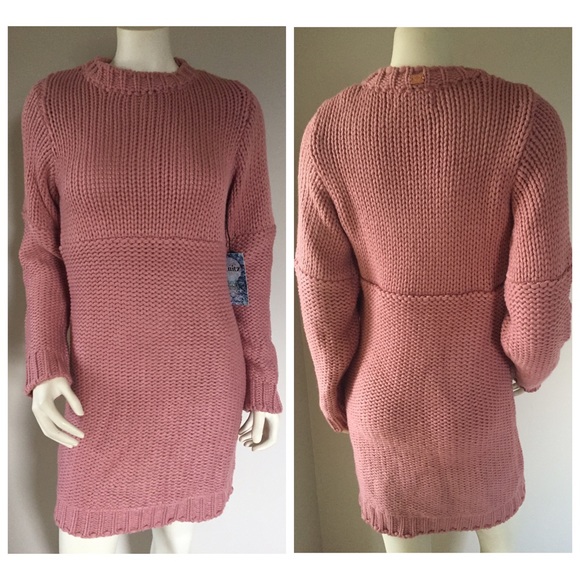KNITZ for love & lemons pink sweater dress XS - Picture 2 of 4